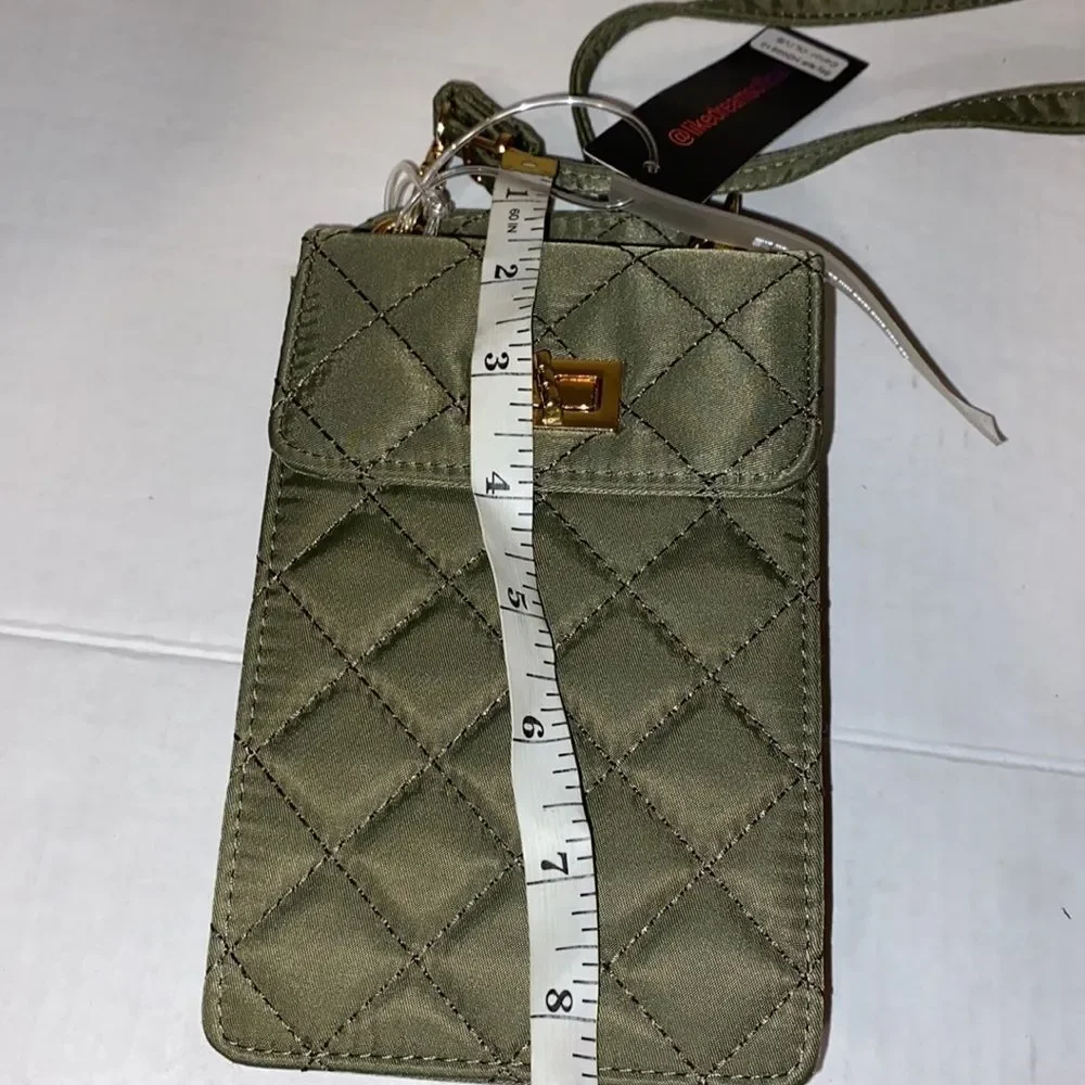 LIKE DREAMS OLIVE GREEN CROSSBODY NWT - Picture 7 of 8